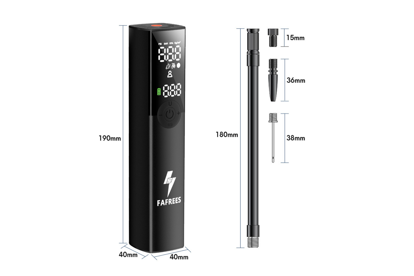 Przenośna elektryczna pompa powietrza