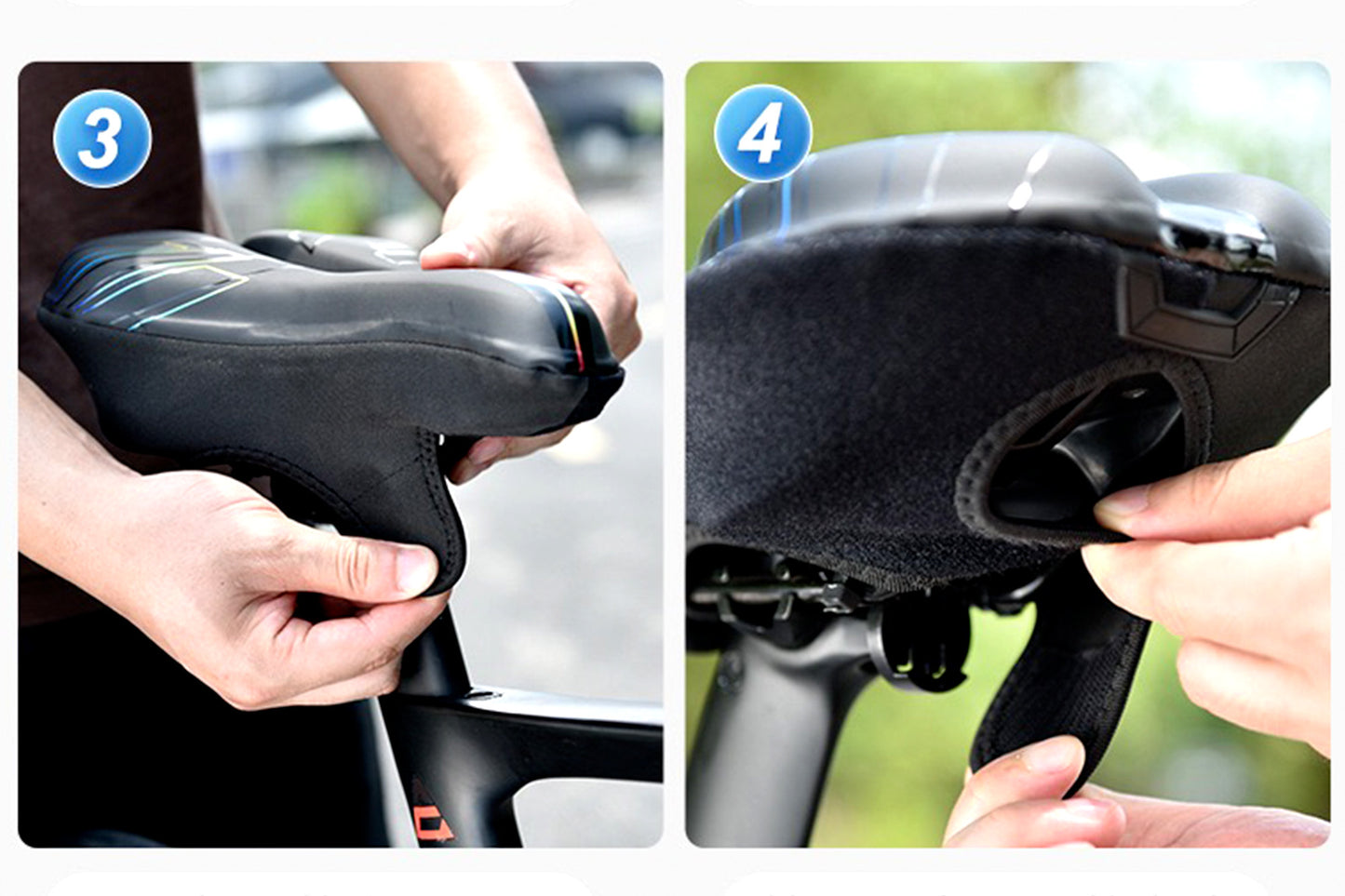 Pokrowiec na siodełko roweru górskiego